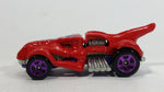 2012 Hot Wheels Thrill Racers Prehistoric T-Rextroyer Red Die Cast Toy Car Vehicle