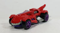 2012 Hot Wheels Thrill Racers Prehistoric T-Rextroyer Red Die Cast Toy Car Vehicle