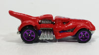 2012 Hot Wheels Thrill Racers Prehistoric T-Rextroyer Red Die Cast Toy Car Vehicle