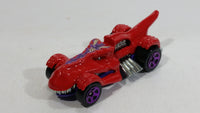 2012 Hot Wheels Thrill Racers Prehistoric T-Rextroyer Red Die Cast Toy Car Vehicle