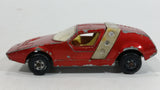 Vintage 1972 Lesney Matchbox Superfast Siva Spyder Red Die Cast Toy Car Vehicle Made in England