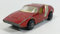 Vintage 1972 Lesney Matchbox Superfast Siva Spyder Red Die Cast Toy Car Vehicle Made in England