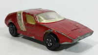 Vintage 1972 Lesney Matchbox Superfast Siva Spyder Red Die Cast Toy Car Vehicle Made in England