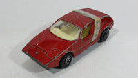 Vintage 1972 Lesney Matchbox Superfast Siva Spyder Red Die Cast Toy Car Vehicle Made in England