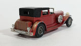 Vintage 1975 Lesney Matchbox Models of Yesteryear No. Y-4 1930 Model "J" Duesenberg Town Car Red (Faded) Die Cast Toy Car Vehicle 4 1/2" Long