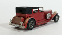 Vintage 1975 Lesney Matchbox Models of Yesteryear No. Y-4 1930 Model "J" Duesenberg Town Car Red (Faded) Die Cast Toy Car Vehicle 4 1/2" Long