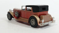 Vintage 1975 Lesney Matchbox Models of Yesteryear No. Y-4 1930 Model "J" Duesenberg Town Car Red (Faded) Die Cast Toy Car Vehicle 4 1/2" Long