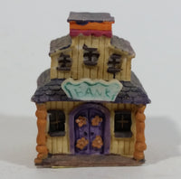 1991 Enesco Joanne Hunot Highly Detailed Bank Building Resin Decorative Miniature Ornamnet