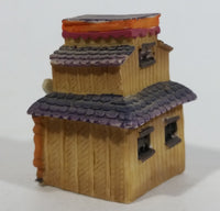 1991 Enesco Joanne Hunot Highly Detailed Bank Building Resin Decorative Miniature Ornamnet