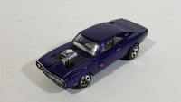 2011 Hot Wheels '70 Dodge Charger R/T Metallic Purple Die Cast Toy Muscle Car Vehicle