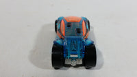 2009 Hot Wheels Tire Tread Raceway Vandetta Blue #9 Die Cast Toy Car Vehicle