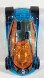 2009 Hot Wheels Tire Tread Raceway Vandetta Blue #9 Die Cast Toy Car Vehicle