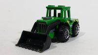 2013 Matchbox MBX Construction Tractor Shovel Green No. 29 Die Cast Toy Construction Building Equipment Vehicle