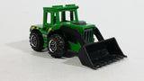 2013 Matchbox MBX Construction Tractor Shovel Green No. 29 Die Cast Toy Construction Building Equipment Vehicle