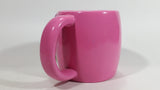 2003 Effem The Jelly Bean Factory M & M's Chocolate Candy Coated Snacks Hand Painted Pink Ceramic Coffee Mug with Green Character