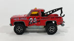 Majorette 24HR Service Depanneuse Tow Truck Red Die Cast Toy Car Vehicle