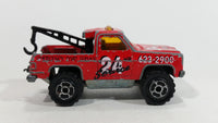 Majorette 24HR Service Depanneuse Tow Truck Red Die Cast Toy Car Vehicle