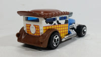 2010 Hot Wheels Disney Pixar Toy Story 3 Woody Wagon Blue Yellow White Die Cast Toy Character Car Vehicle