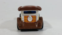 2010 Hot Wheels Disney Pixar Toy Story 3 Woody Wagon Blue Yellow White Die Cast Toy Character Car Vehicle