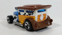 2010 Hot Wheels Disney Pixar Toy Story 3 Woody Wagon Blue Yellow White Die Cast Toy Character Car Vehicle