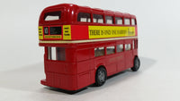 FEVA Harrods London Bus London Transport No. 61803 Red Double Decker Bus Die Cast Toy Car Vehicle