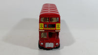 FEVA Harrods London Bus London Transport No. 61803 Red Double Decker Bus Die Cast Toy Car Vehicle