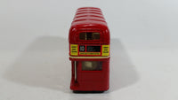 FEVA Harrods London Bus London Transport No. 61803 Red Double Decker Bus Die Cast Toy Car Vehicle