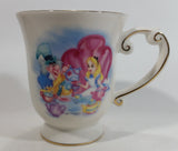 Disney Parks Alice In Wonderland Ceramic Elegantly Designed White Tea Cup Coffee Mug Collectible