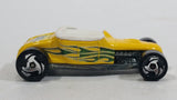 2000 Hot Wheels Hot Rod Magazine Track T "Wayne's Body Shop" Yellow Die Cast Toy Car Vehicle