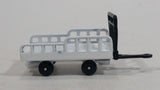 Unknown Brand White and Black Trailer Die Cast Toy Vehicle with Plastic Wheels - DKF2