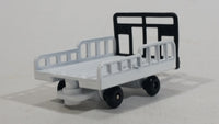 Unknown Brand White and Black Trailer Die Cast Toy Vehicle with Plastic Wheels - DKF2