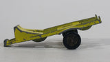 Vintage TootsieToys Yellow Boat Trailer Die Cast Toy Car Vehicle