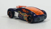 2010 Hot Wheels Phantom Racer Metalflake Dark Violet Purple Die Cast Toy Race Car Vehicle