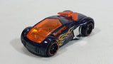 2010 Hot Wheels Phantom Racer Metalflake Dark Violet Purple Die Cast Toy Race Car Vehicle