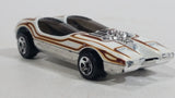 2008 Hot Wheels Web Trading Cars Splittin' Image White Die Cast Toy Race Car Vehicle