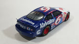 1998 Racing Champions Ford Taurus Cummins Nascar #6 Valvoline Mark Martin White Blue Toy Race Car Vehicle 1:24 Scale