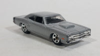 2008 Hot Wheels '69 Dodge Coronet Super Bee Metalflake Silver Die Cast Toy Muscle Car Vehicle