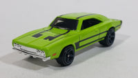 2016 Hot Wheels Night Burnerz '69 Dodge Charger 500 Lime Green Die Cast Toy Muscle Car Vehicle