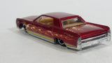 2010 Hot Wheels Race World Volcano '64 Continental Metalflake Candy Apple Red Die Cast Toy Muscle Car Vehicle