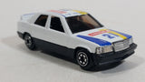 Yatming Mercedes-Benz 190 E 16 Valve Group A #21 No. 821 White Die Cast Toy Car Vehicle