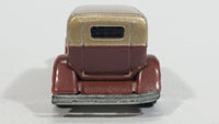 2008 Hot Wheels All Stars '32 Ford Delivery Truck Metalflake Pale Gold & Brown Red Line Die Cast Toy Car Vehicle