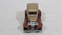 2008 Hot Wheels All Stars '32 Ford Delivery Truck Metalflake Pale Gold & Brown Red Line Die Cast Toy Car Vehicle