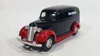 ERTL 1938 Chevy Panel Van AC Delco Batteries Coin Bank 1/25 Scale Black and Red Die Cast Toy Car Vehicle