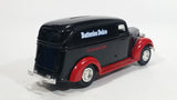 ERTL 1938 Chevy Panel Van AC Delco Batteries Coin Bank 1/25 Scale Black and Red Die Cast Toy Car Vehicle