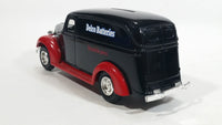 ERTL 1938 Chevy Panel Van AC Delco Batteries Coin Bank 1/25 Scale Black and Red Die Cast Toy Car Vehicle