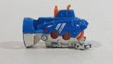 2014 Matchbox MBX Explorers Deep Diver Blue White Die Cast Toy Submersible Vehicle