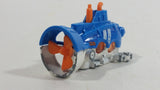 2014 Matchbox MBX Explorers Deep Diver Blue White Die Cast Toy Submersible Vehicle