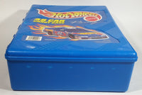 1998 Hot Wheels 48 Car Carrying Case Blue Plastic Container