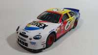 1999 Racing Champions Ford Taurus Cummins Nascar #6 Zerex Valvoline Mark Martin White Blue Red Yellow Die Cast Toy Race Car Vehicle 1:24 Scale