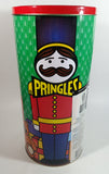 1999 Pringles Chips 14" Tall Nutcracker Christmas Theme Large Tin Canister Food Collectible